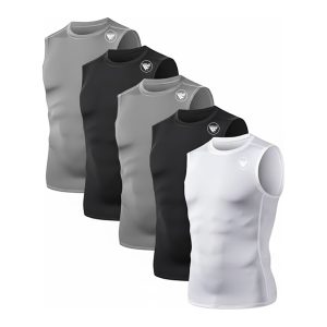 Men's High-Performance Sleeveless Compression Shirt | Quick-Dry Base Layer Tank