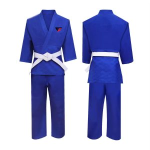 Martial Arts Uniform – Premium Blue Gi with Belt